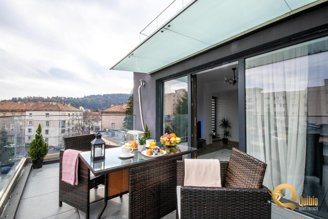 Quibio Apart Terrace Braşov Exteriör bild